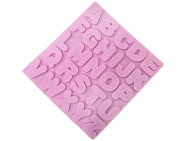 Molde letras redondeadas grandes 